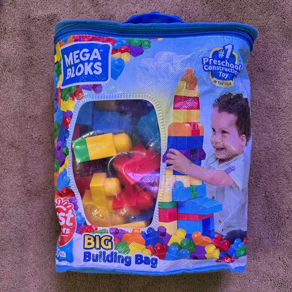 Mega Bloks Big Building Bag - Multicolor